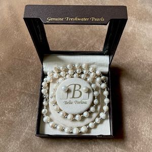 ❌SOLD❌ BELLA PERLINA Set - Necklace//Bracelet//Earrings